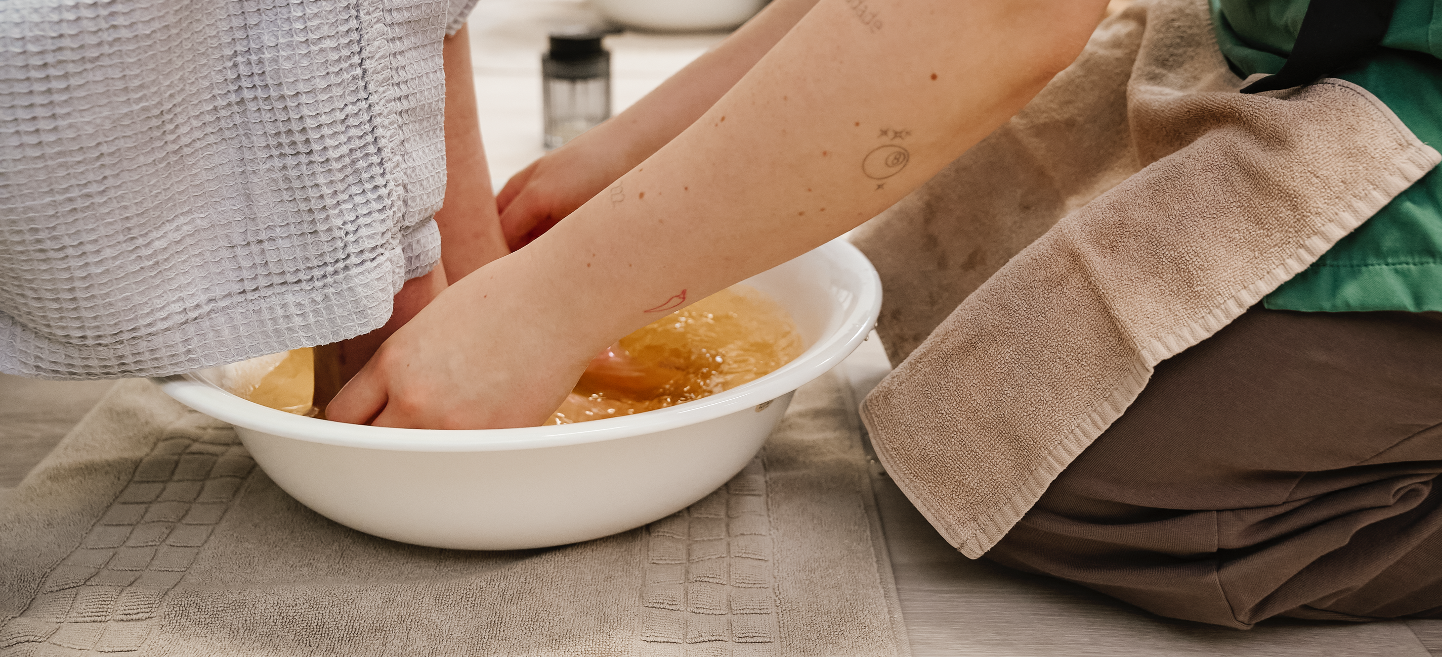 Professionelle Fußpflege in München mit hochwertiger Nagel- und Hautpflege im Premium Spa.