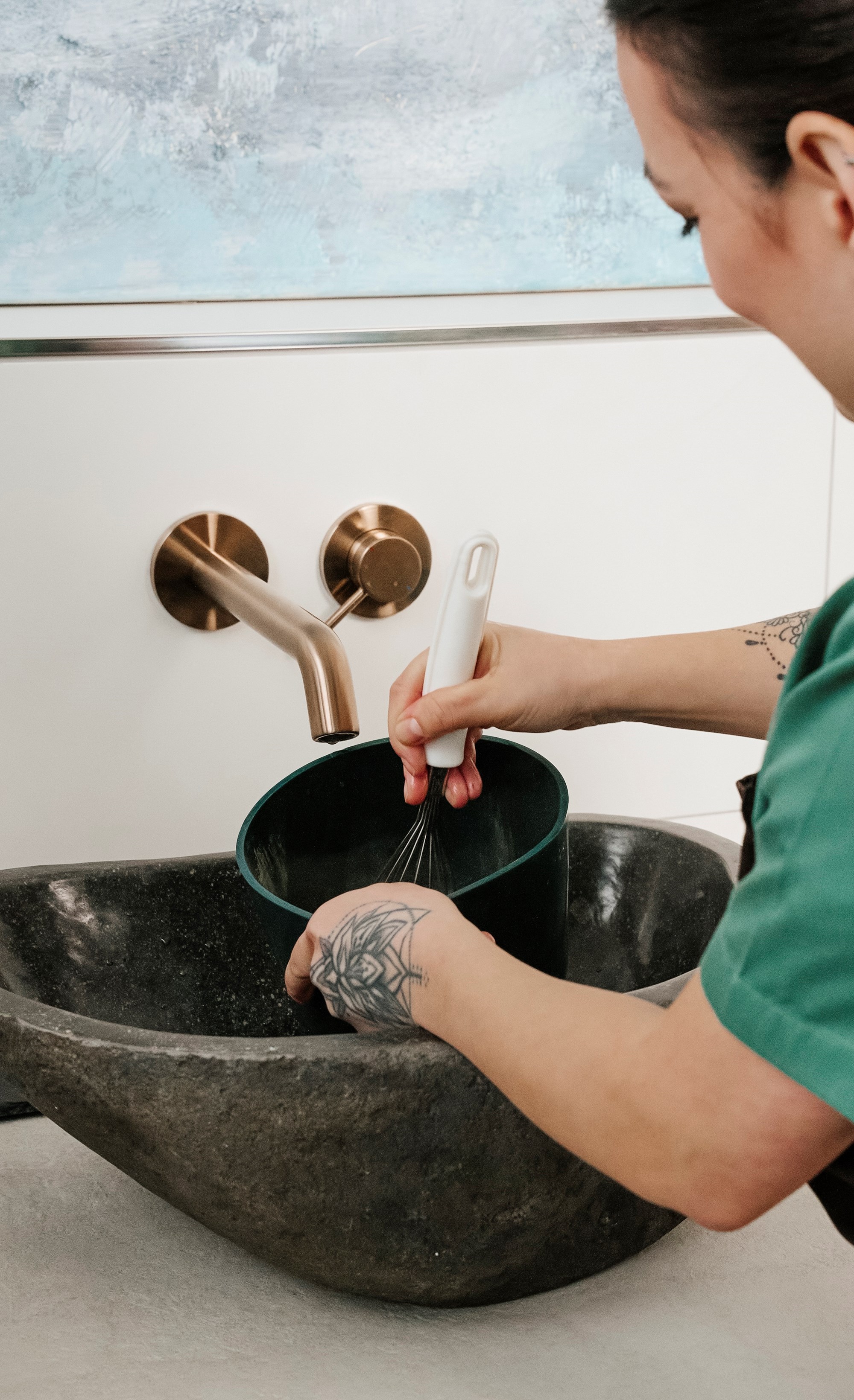 Hochwertige Algenbehandlung zur Entgiftung im Luxus Spa München