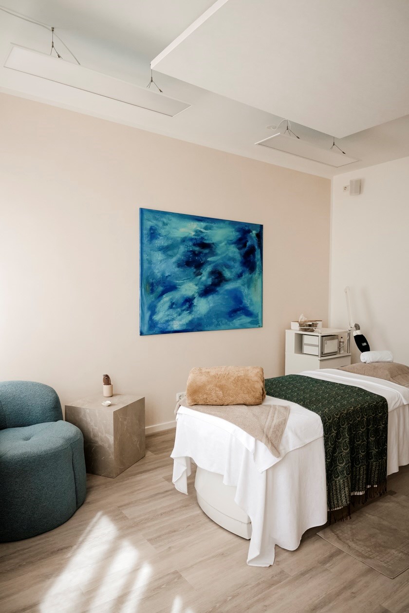 Spa in München für Schwangere Liege
